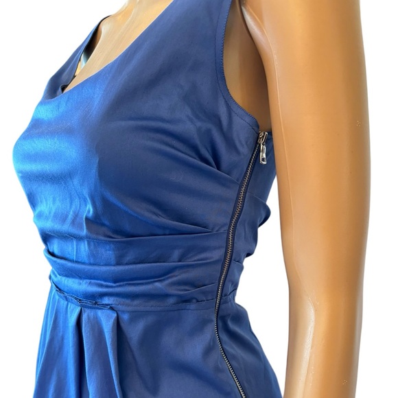 🎁 Elie Tahari Blue Bayou Riley Dress Size 2 - Picture 3 of 5